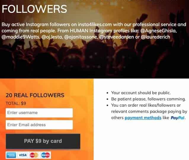 Paying for Instagram followers can give you the push you need